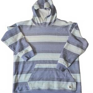 QUICKSILVER Blue Striped Kids Hoodie